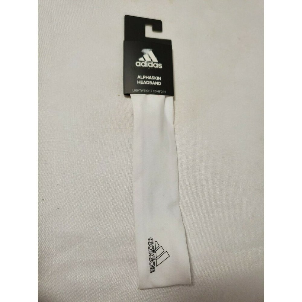 ADIDAS One Size Unisex Sky Tint Alphaskin Headband white new